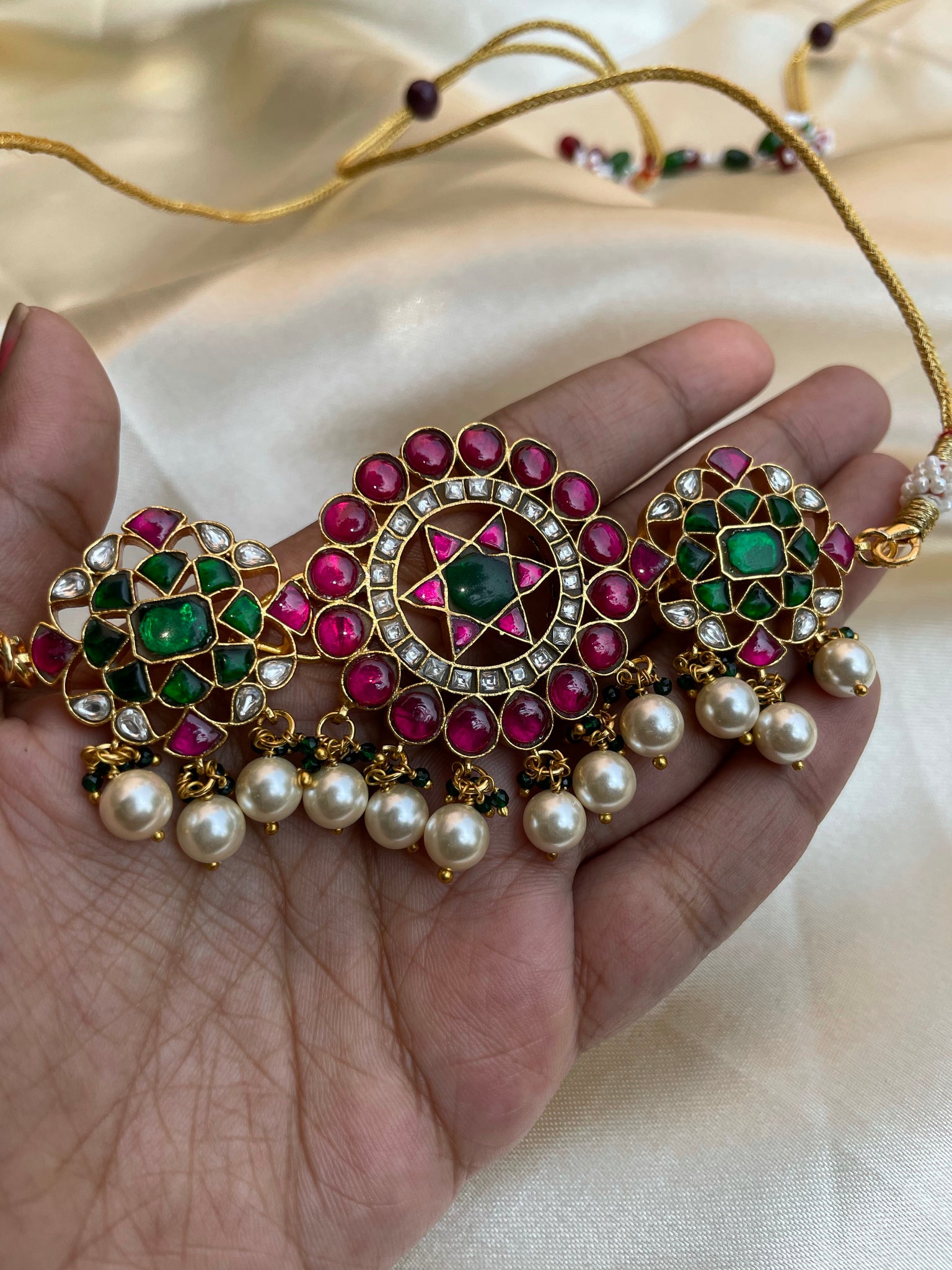 Bridal Kundan star choker