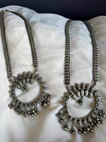Oxidised bangle maala