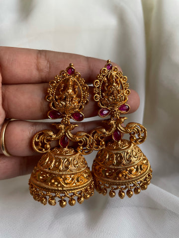 Bridal Lakshmi kemp jhumkas