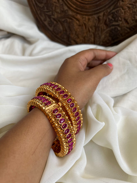 Kemp Oval bridal Bangles