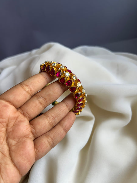 Kundan flexible kada bracelet- PRE BOOK