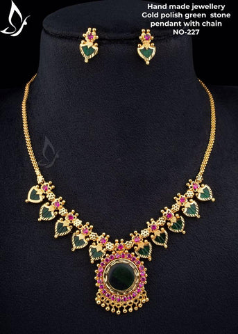 Kerala style palakka maala with studs