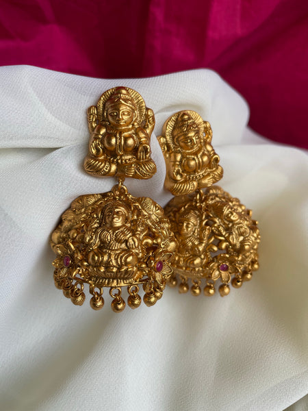 Jumbo Lakshmy temple Jhumkas