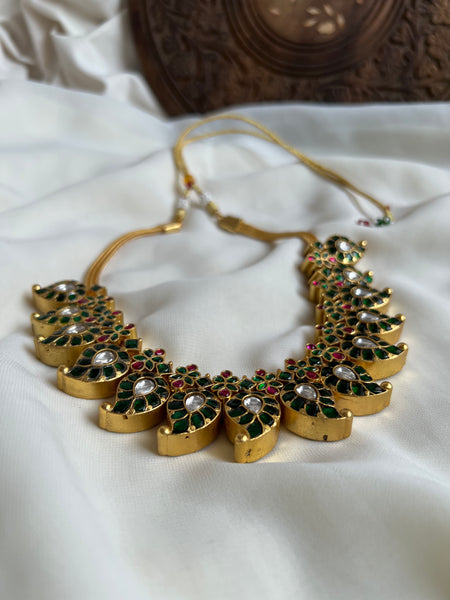Reversible premium Manga Kundan necklace