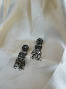 Elephant Lakshmi antique earrings