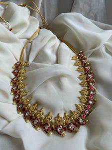 Lakshmi manga Kundan Long Necklace