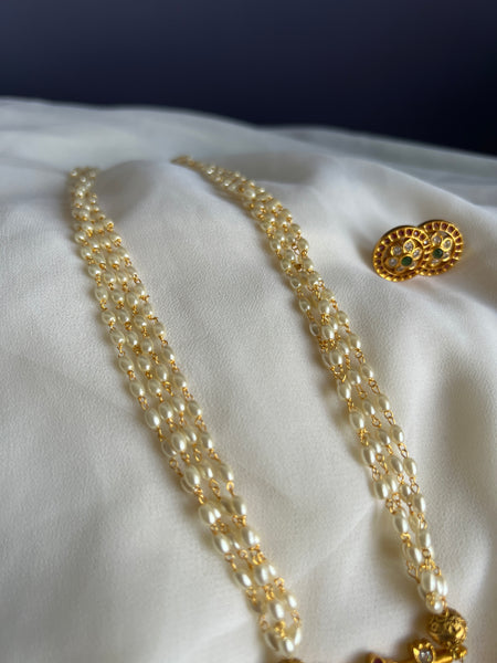 Lakshmi mangalsutra with earrings