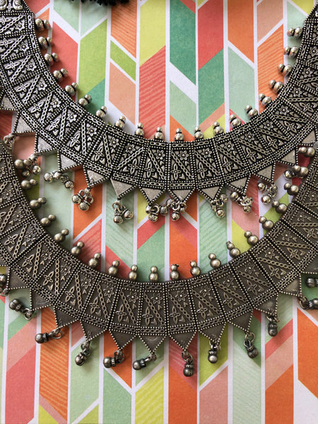 Pure silver lookalike choker