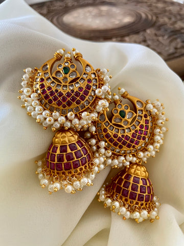 Kemp cluster Jhumkas (2 color options)