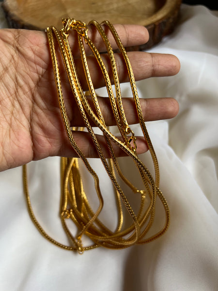 Gold like chain for pendant /thaali