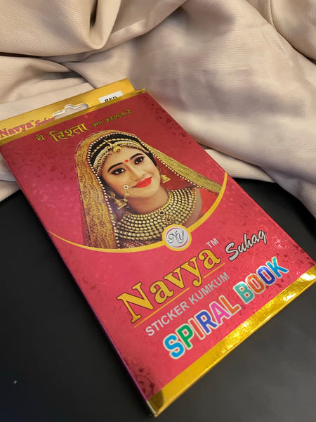 Bindi book with stone design