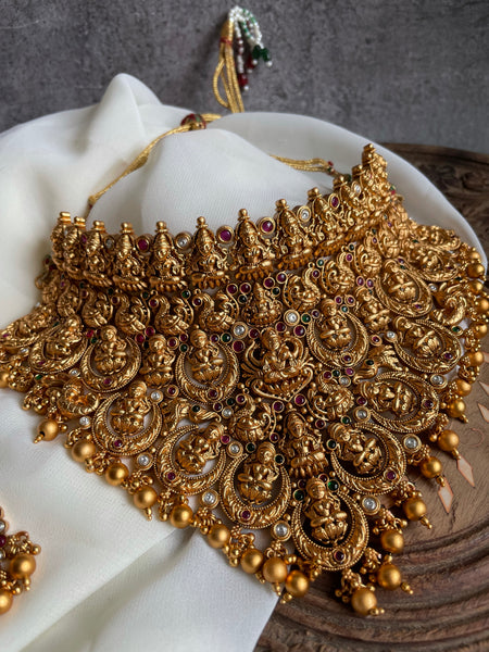 Premium Nagas temple work Choker