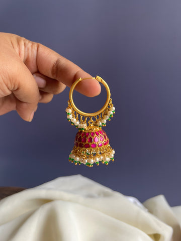 Kundan Bali Jhumkas
