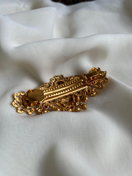 Lakshmi cutwork hair clip