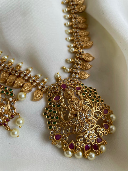 Lakshmi manga necklace semi bridal set