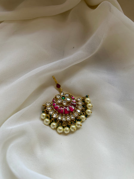 Jumbo Kundan bridal tika