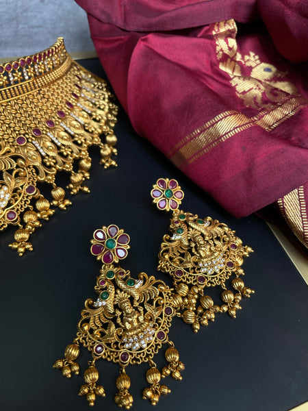 Kemp Lakshmi bridal full neck choker