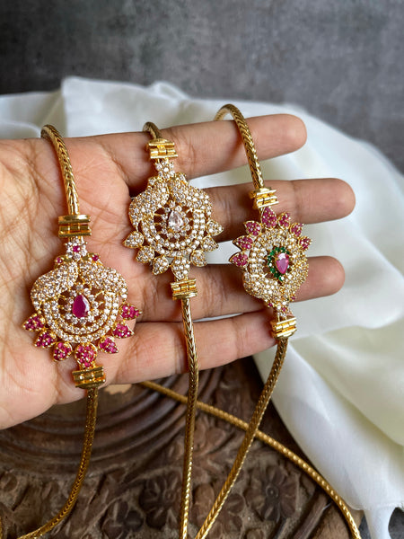 Grand peacock Mogappu chain- Design B