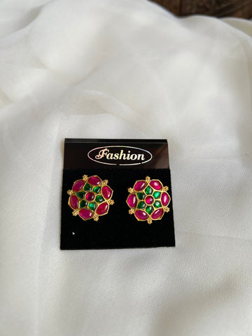 Big Kundan studs
