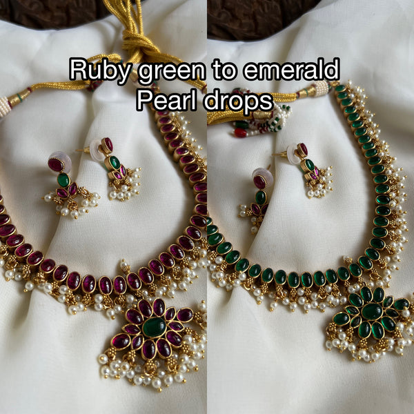 Reversible Kemp vintage attigai with studs