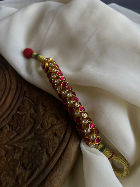 Kundan flexible kada bracelet- PRE BOOK