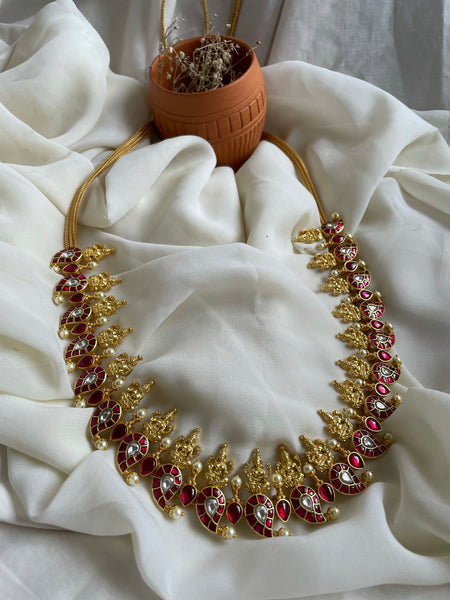 Lakshmi manga Kundan Long Necklace