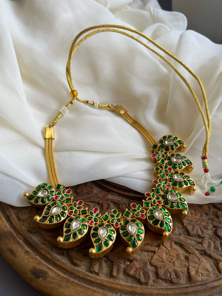 Reversible premium Manga Kundan necklace
