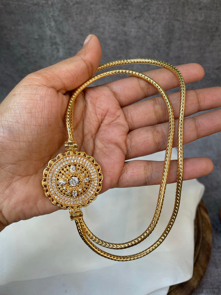 Jumbo round stud Mogappu chain