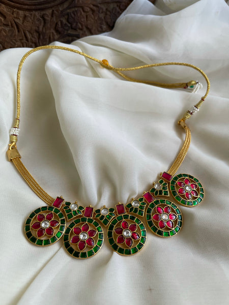 Kundan flower attigai