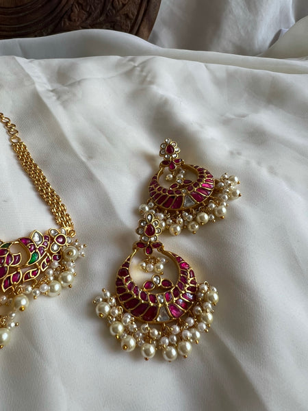 Annam Kundan choker with Chaandbalis