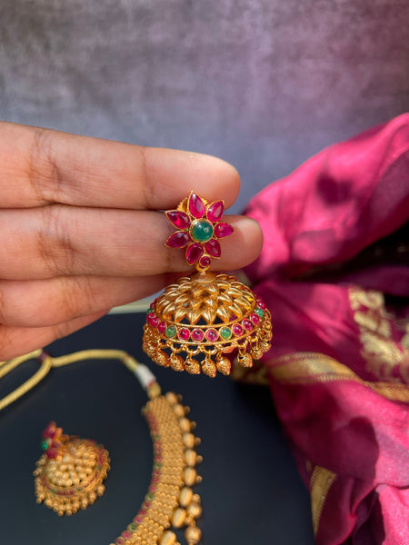 Non idol kemp bridal necklace set