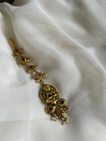 Nagas Lakshmi tear drop Kundan Tika