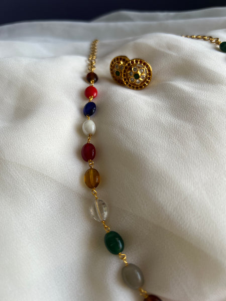 Lakshmi mangalsutra with earrings