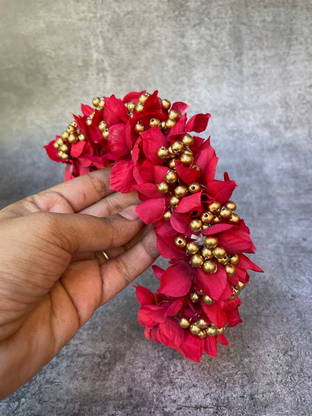 Bougainvillea with golden beads
