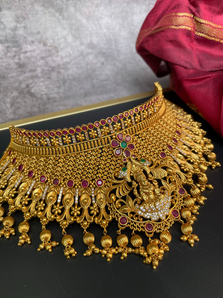 Kemp Lakshmi bridal full neck choker