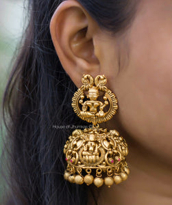 Jumbo Lakshmy temple Jhumkas