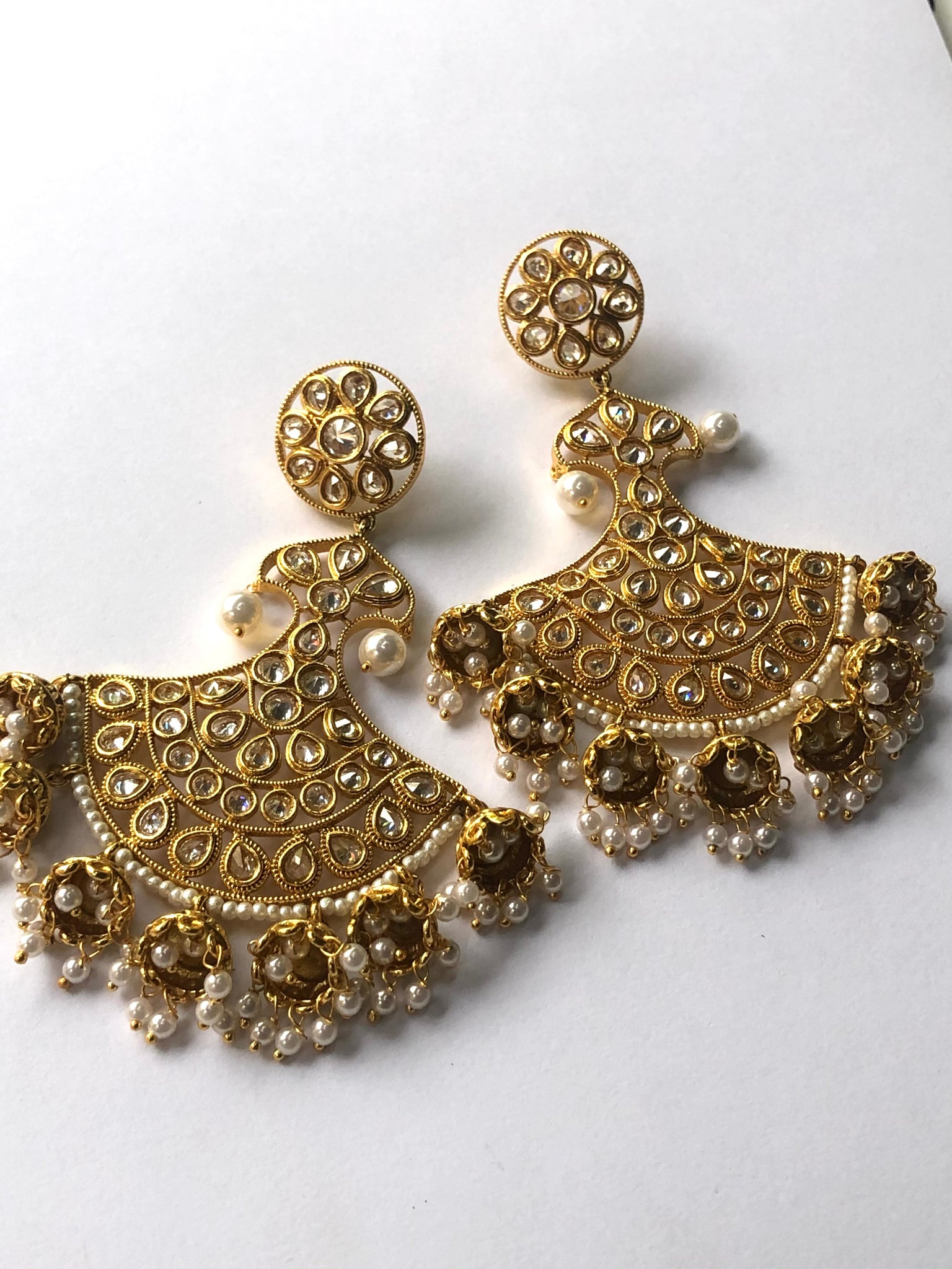 Polki hourglass chaandbalis