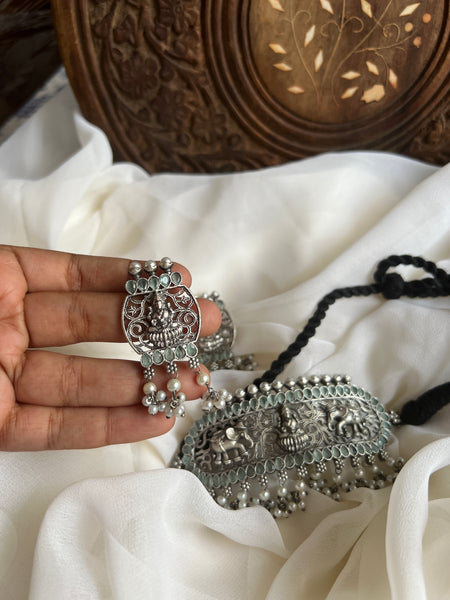 Lakshmi pastel stone choker with studs