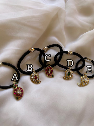 Kundan manga hair tie