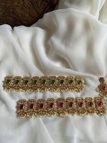 Victorian style kemp choker with earrings