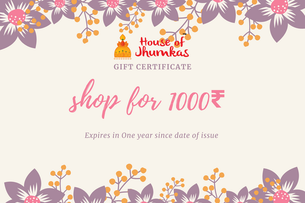 e-Gift card from HOJ