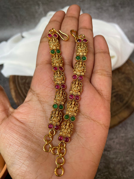 Lakshmi kemp bridal earrings chain