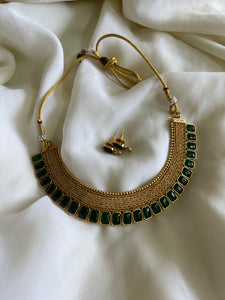 Kemp designer necklace with studs