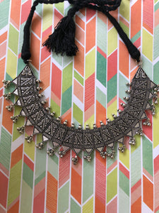 Pure silver lookalike choker