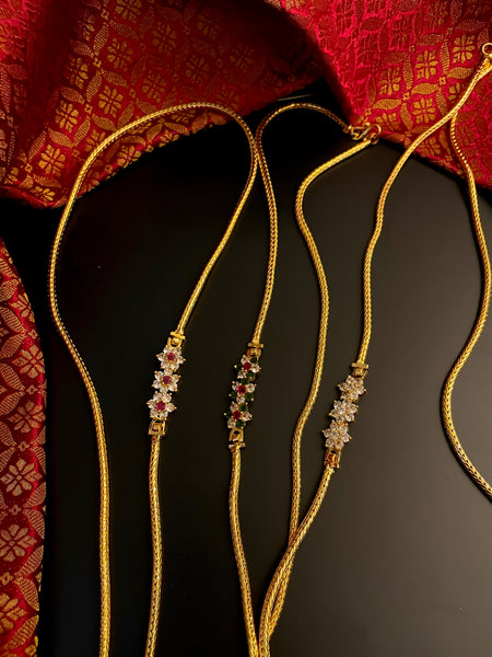 3 flower mogappu chain