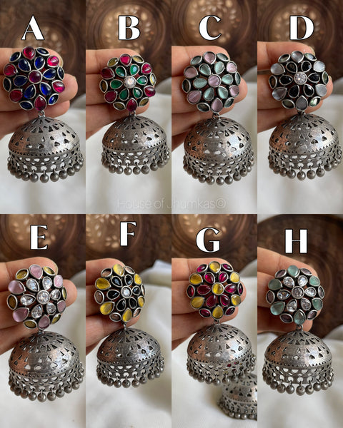 Candy stud Rudraa Jhumkas