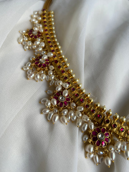 Kundan guttapusalu necklace