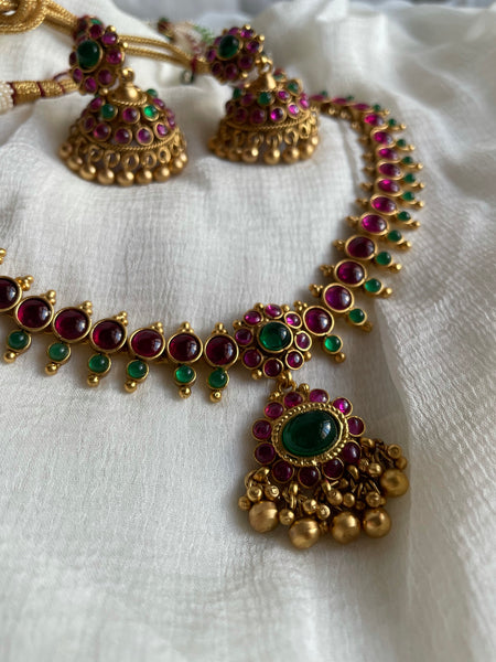 Vintage Kemp attigai with Jhumkas