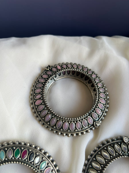 Heavy stone studded kada