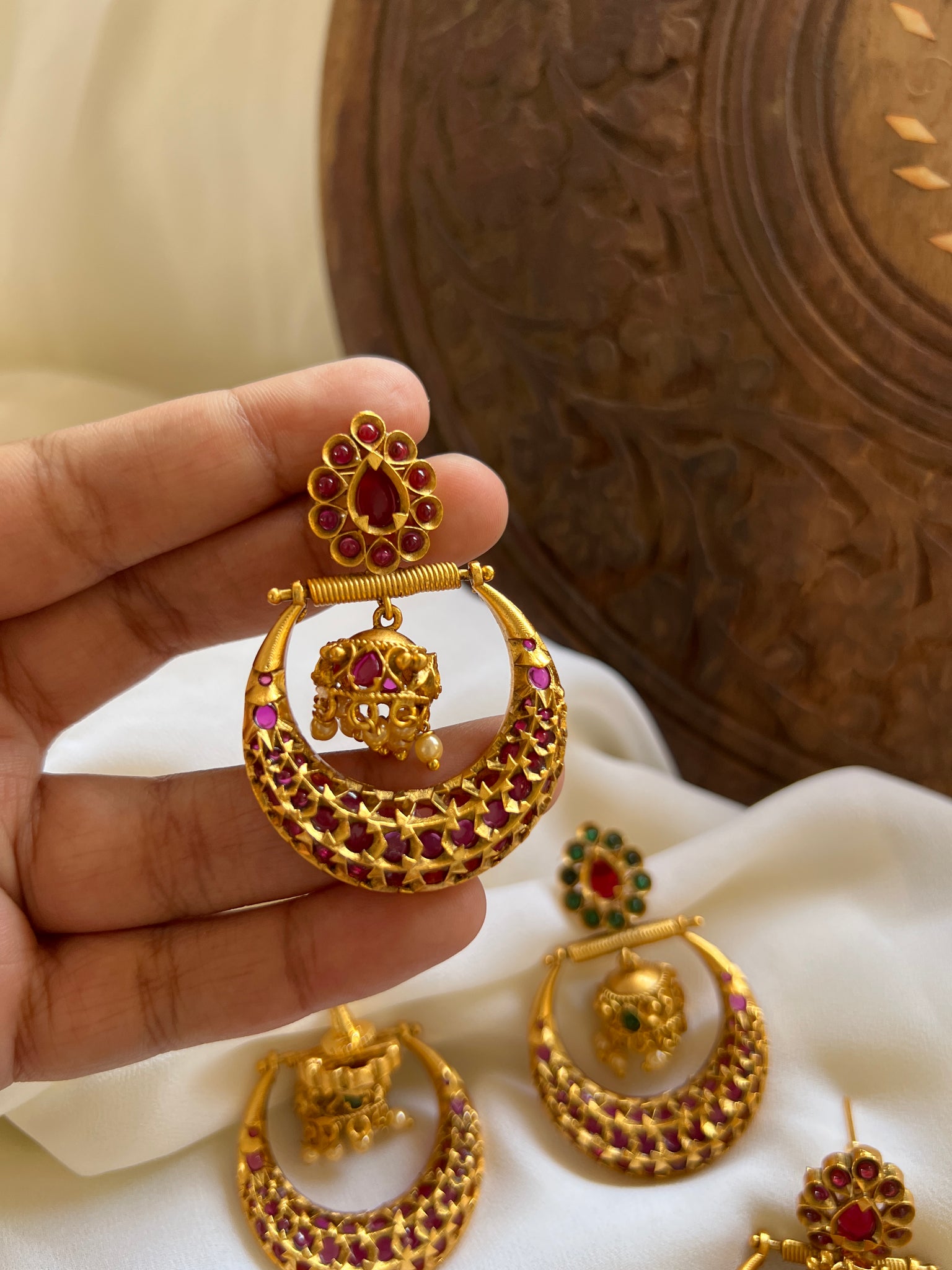 Kemp Bali Jhumkas